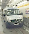 George in the Channel Tunnel